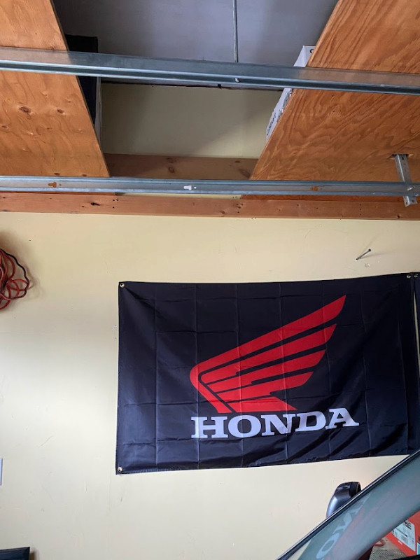 Honda Flag Car Garage Man Cave 90 x 150cm Flag Polyester Banner in Other in Oakville / Halton Region