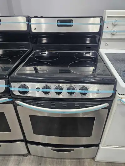 Apartment Size GE 24" Stainless Steel Electric Ceramic Top Stove, View more