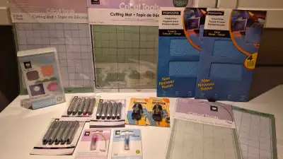 Brand New scrapbooking supplies. $5.00 each. Cutting mats (12x12) - 1 left, and (6x12) Elegant Edges...