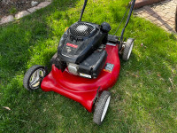 red Lawnmower red