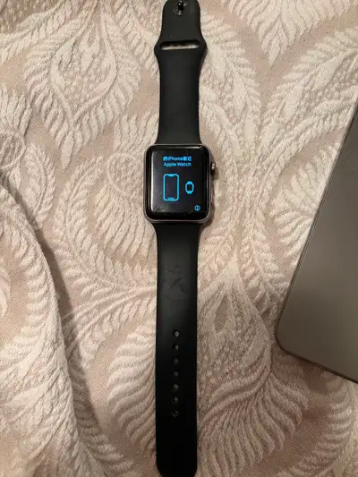 Apple Watch black series 3 42mm used in working condition, View more