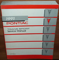1991 Pontiac Trans Sport Service Manual