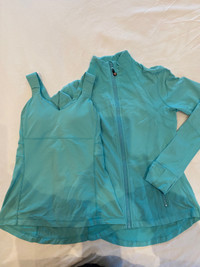 Lululemon yoga jacket and tank