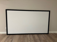 135-inch Fixed Frame Projector Screen, White