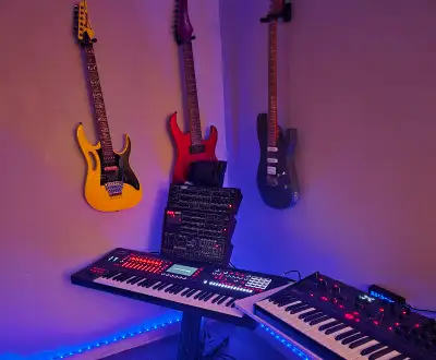 Guitar lessons available, View more