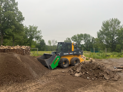 Pan-it Screening Buckets for sale. Scoop a load of debris and save the soil. Why haul away topsoil w...