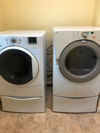 Washer & Dryer with Pedestals