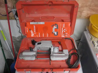 Yes IT IS STILL AVAILABLE. Ready for use. Older model 6230 corded band saw, seen it's fair share of...