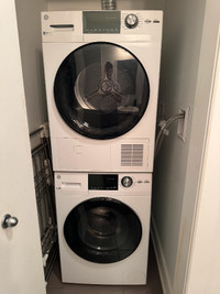 Stacked GE Washer/Dyer