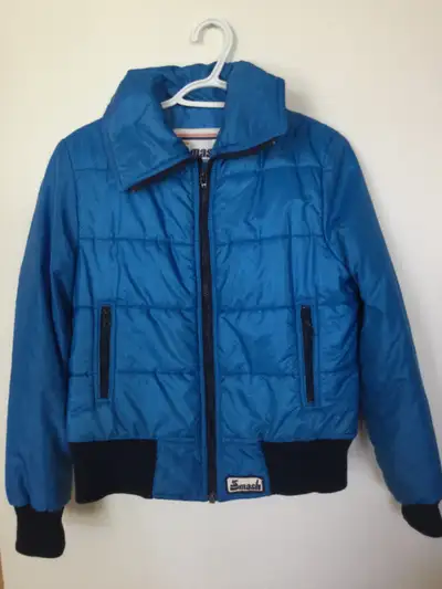 Manteau de ski vintage bleu pour femme, View more