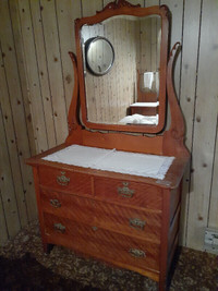 Bureau femme avec miroir antique #342