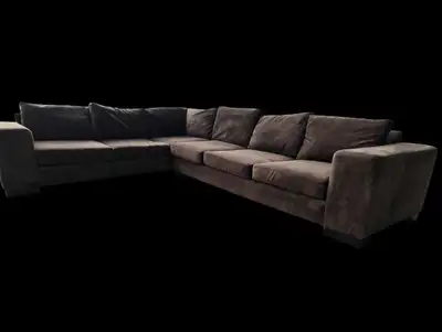 Large L-Shaped Sectional Couch – Clean – Free Delivery Calgary, View more