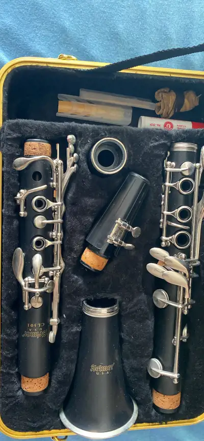 Selmer Clarinet Model CL301 Mint Condition. Comes w/case which is like new also and cleaning swab an...