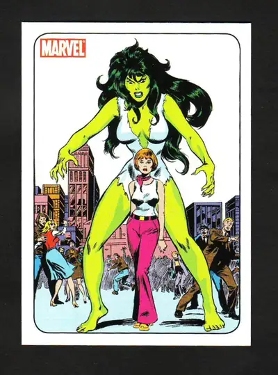 70 YEARS OF MARVEL BASE CARD 43 THE UNCANNY X-MEN 1980 SHE HULK, View more