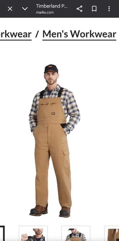timberland pro coveralls w/ins. bib, View more