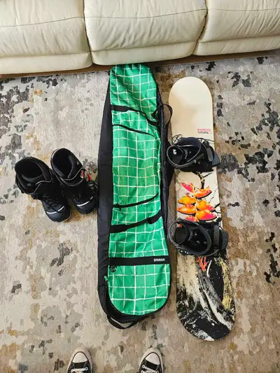 146 Rosignal board, Burton Boots, k2 Bag, Oakley Goggles, View more