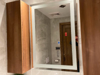 2 miroirs LED pour salle de bain