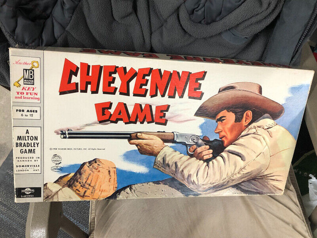 Cheyenne Board Game 1958 Milton Bradley in Toys & Games in Winnipeg