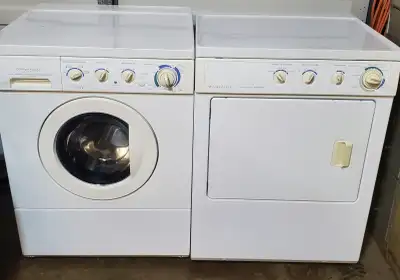 Frigidaire front loading stackable- working, clean, View more