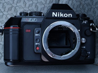 Nikon N2020 film SLR camera.