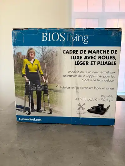 BIOS Living Deluxe Wheeled Walker, View more