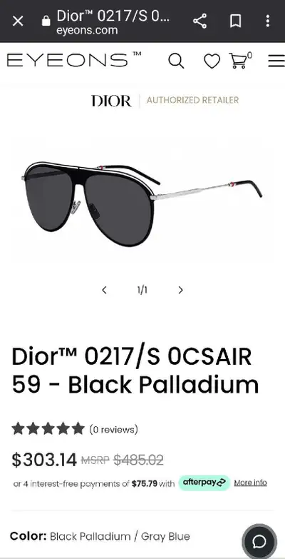 Dior sunglasses , View more