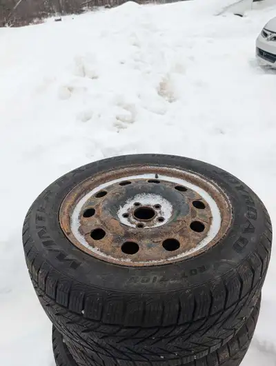 4 escape wheels and tires 2 tires are almost new and studded. All tires good shape. 235/55r17 $350 o...