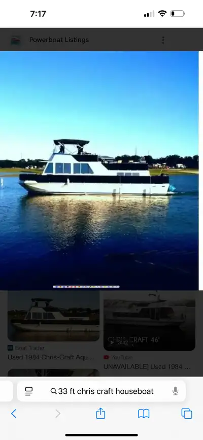 House boat for rent on Porter Lake for the summer