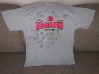 Team signed Edmonton Oil Kings Champs T Shirt
Mint
Size L/XL
$35