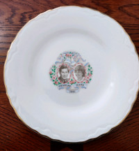 Vintage Charles and Diana 1981 Creemore, On. China Plate