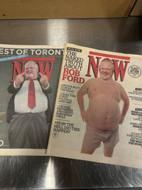 Now Magazine Rob ford special reports 