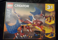 LEGO CREATOR 31102 FIRE DRAGON 234 PCS 7+.