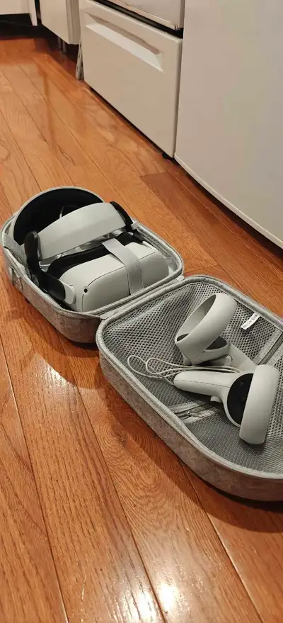 Oculus Quest 2 with Carrying Case and Custom Head Strap, View more