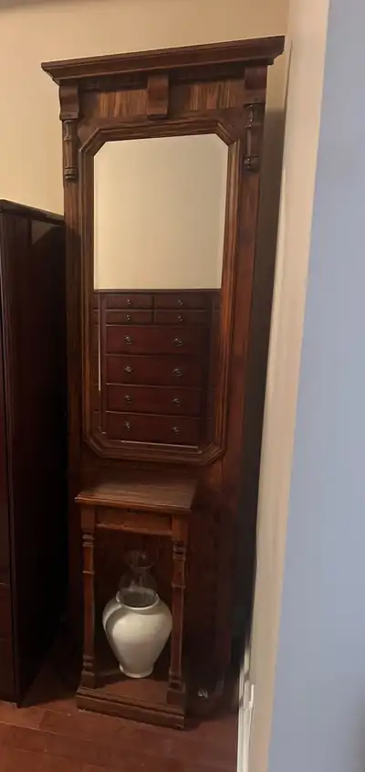 Victorian style hall tree, View more