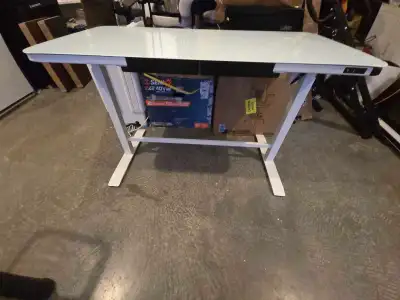 Sturdy desk metal/ glass, View more
