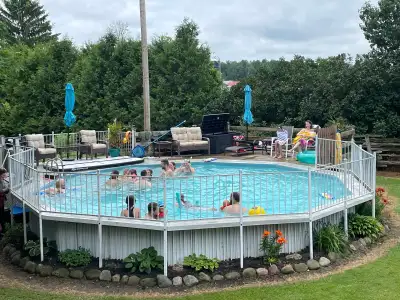 ALUMINUM ABOVE GROUND POOL, View more