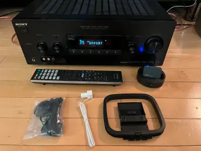 Sony HDMI/7.1 AV receiver/with Bluetooth adapter, View more