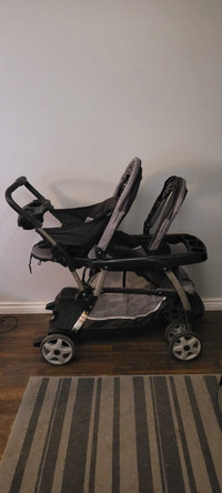 Graco Ready2Grow Click Connect LX Double Baby Stroller