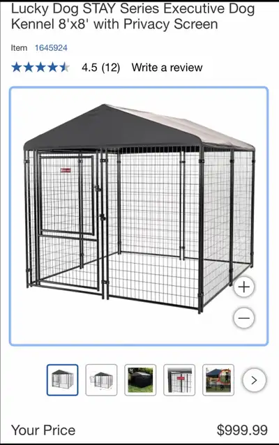 Lucky Dog Kennel 8x8, View more