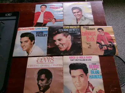 elvis presley 45's, View more