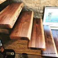 marche en bois fabriqué sur mesure selon vos dimensions et bois