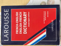 French-English / English-French dictionary New $50