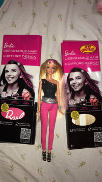 Barbie designable hair extensions
