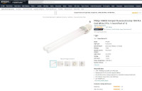 PHILIPS 13w Compact Fluorescent Lamp (2 available)