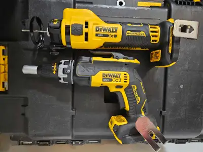 Brand new Dewalt 20v Max XR Drywall Screwgun + XR Cut out tool, View more
