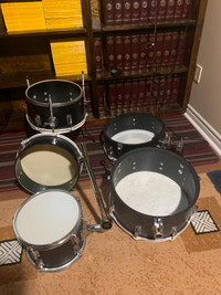 Custom Three Piece Drum Kit. 16, 13, 10 inch.
