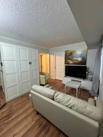 Rent in style: all utilities including internet, masssage shower, bedding, linens, cook- and dinnerw...