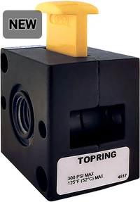 NEW 300 PSI TOPRING 50.786 Shut-Off AIR Valve, 1/2 in. Max