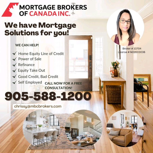 Mortgages! 1st, 2nd, Refinance! in Real Estate Services in Mississauga / Peel Region