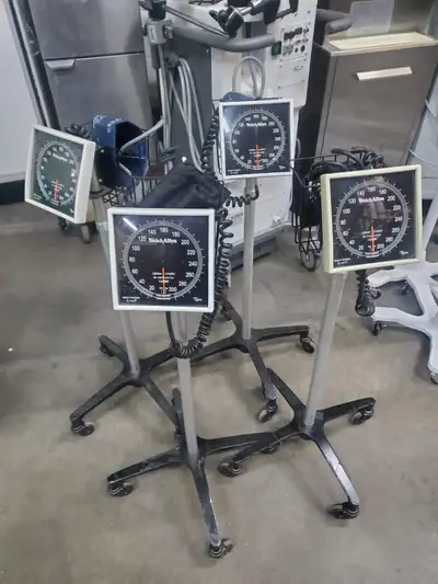 Welch Allyn Manual Blood Pressure Units on Stands W/Cuffs Welch Allyn Manual Blood Pressure Units on...